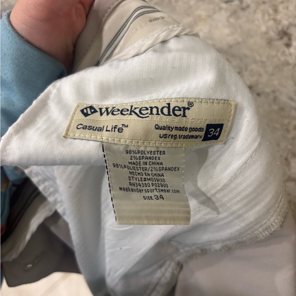Weekender Casual Life White Pants